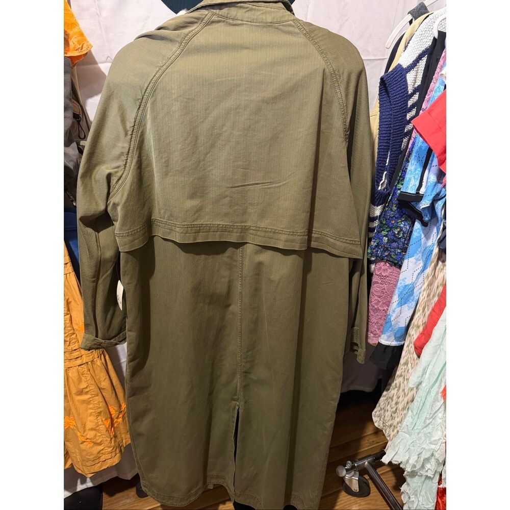 FREE PEOPLE We The Free Perry Washed Trench - Army - Picture 10 of 10
